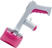 PENIKOKO Pet Durable Long Handle Poop Scoop for Easy Waste Pickup Cleaning Tool for Dogs and Cats Comfortable Grip for Outdoor Use Rosy