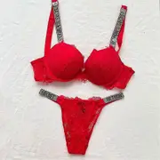 Sexy Lingerie Comfort Women Set Push Up Bra 39;s Secret Lingerie Set Female 2 Piece Brand Underwear Vetement Femme BLACK 70B