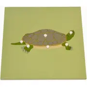 MONTESSORI EQUIPMENT Materials TURTLE Wooden Knob Learn ZOOLOGY PUZZLE Skeleton
