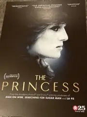 The Princess Documentary On Princess Diana Promotional Flyer Only
