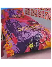 Hannah Montana Purple Quilt Cover Set Single by Disney