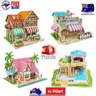 3D DIY Puzzle Jigsaw House Building Model Kit for Children Teens Eduational