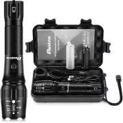 USB C Chargeable LED Flashlight, Bright Strong Handheld Flash Lights, 5000 Lumen