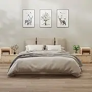 Bedroom Table Bedside Cabinets 2 pcs 60x34x51 cm Solid Wood Pine