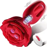 Vibrating Butt Plug, Anal Plug Adult Sex Toys for Men Vibrator Stimulator with Powerful Flapping Modes, Prostate Massager for Men's Sex, Toys/Woman Sex Remote Control G-spot Anal Vibrator Adult