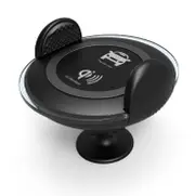 360 Degree Wireless Car Mount Charger Dock Air Vent Mount Holder for iPhone 8 Plus X BLACK COLOR