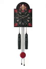 Black Forest shield clock 8 day running time by Hermle HE 61025-000261 NEW