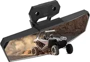 KEMIMOTO Center Rear View Mirror High-Definition Race Convex Mirror Compatible with Polaris RZR PRO XP / 4, Turbo R /4 2020 2021 2022 2023 2024 2025, 2024+ RZR XP 1000# 2883763