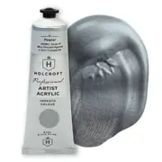Holcroft Professional Acrylic Impasto Paint Pewter S4 80ml
