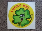 Vintage TREND MATTE Scratch and Sniff Stinky Stickers - SWEET CLOVER St. Patrick