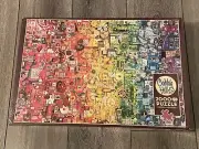 Cobble Hill "Rainbow" 2000 Piece Jigsaw Puzzle With Poster Brand New Sealed