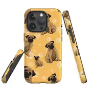 For iPhone 15 Pro Max Case, Shielding Cover, Pug Dog