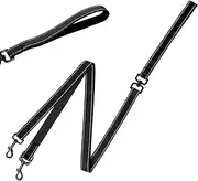 Two Point Control Dog Leash, Double Dog Leash, Training Leash, Multifunctional Double-Ended Dog Leash, Works with No Pull Harnesses, Ideal for Anti-Pulling Dog Training for Any Leash