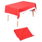 Red Tablecloth Non-Woven Fabrics for Party Christmas Graduation