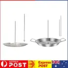 Removable BBQ Rack Replacement Spikes Vertical Meat Chicken Skewer Grill Holder
