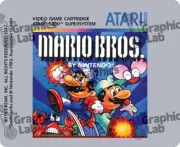 Replacement Game Cartridge Label - Mario Bros. for Atari 5200