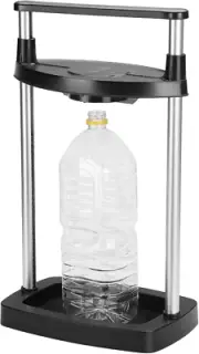 Can Crusher, Large Capacity (12 Oz - 1L) Can Presser for Recycling, Foot Operate
