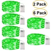 Valentines Day Green LED Fairy Lights Battery Operated String light Waterproof