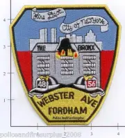New York City NY Fire Dept Engine 48 Ladder 56 Patch
