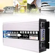 6000w 8000w Pure Sine Wave Inverter 12v 24v 48v 60v 72v to 110v 220v Car Converter Power Inverter Solar Transformer,for Motorhomes Truck Boat Camping Household Van,8000W-48Vto220V