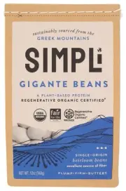 Simpli Beans Gigante Regenerative Organic 12.0 oz (Pack of 8)
