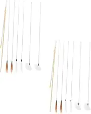 CRILSTYLEO 16Pcs Ear Removal Tools Ergonomic Ear Picks for Cleaning Premium Handles with Goose Hair and Itching Relief
