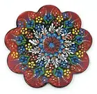 Handmade Turkish Ceramic Pottery Star-Shape Tile Trivet