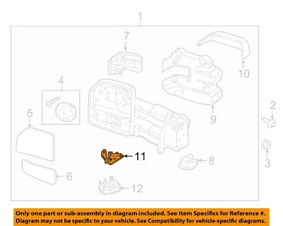 FORD OEM 11-23 Edge Front Door Outside Mirrors-Temp Sensor HC3Z12A647A (for: Ford)