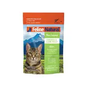 Feline Natural Grain-Free Chicken & Lamb Feast Pouch Wet Cat Food 85g 85g