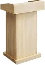 Floor Lectern Podium Lectern Podium Stand, Lecterns Modern Wooden Podium Stand with Open Storage Teacher Podiums 60 * 45 * 110cm Conference Table Hotel Welcome Podiums,C-60 * 45 * 110CM