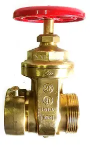 2-1/2" Female Swivel NST x Male NST Hydrant - Hose Gate Valve