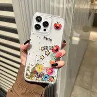 在飛比找蝦皮購物優惠-錢記-新款 流動滑片ELMO 芝麻 街 iPhone14 1