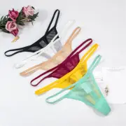 Underwear Lingerie T-Back Knickers Mesh Thongs Briefs Women Sexy Panties Bikini