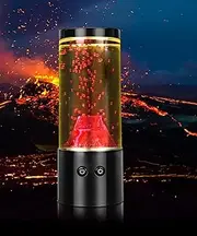 Faithorse Volcano Lava Lamp RED5 LED Lamp, Volcano Lamp Hypnotic Motion Mood Light USB Battery Powered Night Light Kids Cool Stuff for Bedroom Home Room Decor