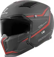 Bogotto Radic WN-ST 22.06 Helmet, black-red, Size XL for Men Black Red