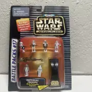 1997 Micro Machines Action Fleet STAR WARS Imperial Troops BATTLE PACK #17