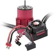 GoolRC Surpass Hobby 3660 Brushless Motor and ESC Combo, 2600KV Brushless Motor and 60A ESC for 1/10 Scale RC Car Truck Indispensable Accessory for Modification Enthusiasts