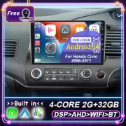 10.1" For Honda Civic 2006-2011 Android 14 Car Stereo Radio GPS Navi DSP 2G+32GB (for: Honda Civic)