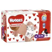 Huggies Essentials Nappies Toddler 10-15kg 46 Pack