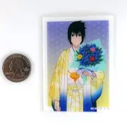Sasuke Uchiha Sasuke's Birthday Clear Acrylic Photo Card Naruto Shippuden V2