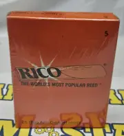 25 Rico Alto Clarinet Reeds Strength 5
