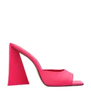 The Attico Devon Square-Toe Mules 35,36,37.5,37,36.5,35.5 Red