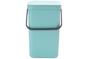 Sort & Go Waste Bin (Mint) - 25 Litre