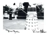 Doctor Who Autograph: DAVID GRAHAM & RICHARD MARTIN (Dalek Invasion)Signed Photo