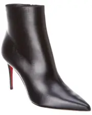 Christian Louboutin So Kate 85 Leather Bootie Women's Black 39.5