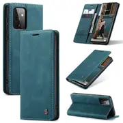 CaseMe Samsung Galaxy A72 4G 5G Classic Leather Case Cover A725 A726 [Teal Green]