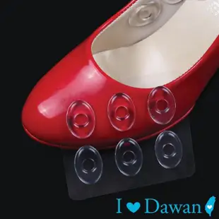 【IDAWAN 愛台灣】矽膠透明雞眼貼(6對入)