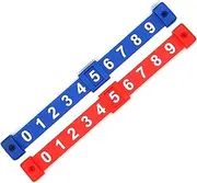 Lyfengdeam 2Pcs Foosball Score Counter, Table Football Score, Football Score Counter, Scoreboard Mini, Football Counter Mini, Football Scoreboard Keeper for Shuffleboard