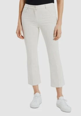 $175 Theory Women's White Kick Flare Stretch Jean Pants Size 28