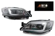 For 2008~2014 Subaru Impreza WRX Halogen LED DRL Switchback Projector Headlights